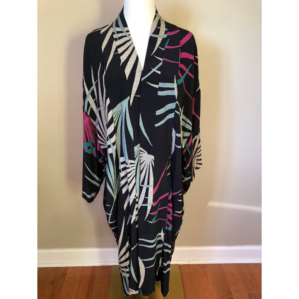 Maeve Anthropologie Kira Long Open Kimono Jacket Duster Size M/L - Picture 2 of 10